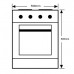 Westinghouse 60cm multi-function 5 oven, stainless steel WVE615SCA