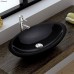 Fienza Bahama Solid Surface Above Counter Basin - Gloss Black