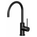 Phoenix Vivid Slimline Sink Mixer 160mm Gooseneck, Matte Black