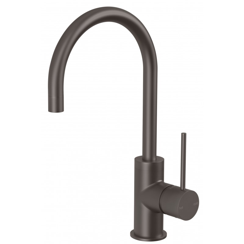 Phoenix Vivid Slimline Sink Mixer 160mm Gooseneck, Gun Metal