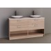 Timberline Kansas Floor Standing Vanity 600mm-1800mm with 20mm Stone Top and Above Counter Basin