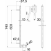 ACL P&P Plus Eden Sliding Rail Shower - Square