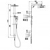 BadundKüche Sliding Multifunction Hand Shower With 250mm Overhead Rain Shower - Square