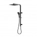 BadundKüche Sliding Multifunction Hand Shower With 250mm Overhead Rain Shower - Square