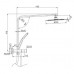 BadundKüche Multifunction Hand Shower With 200mm Overhead Rain Shower Half Rail - Square