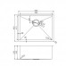 Brushed Brass Stainless Steel PVD Single Bowl Kitchen Sink