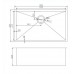 Brushed Brass Stainless Steel PVD Single Bowl Kitchen Sink