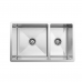 600 x 440 x 230mm  ONE & 1/2 BOWL Kitchen Sink with Round Corner 