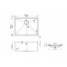 580x440x220 Gun Metal Single Bowl Kitchen Sink