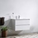 White Wall-Hung Vanity With Drawer Only with ceramic top 600mm-1200mm