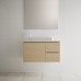 Timberline Nevada Wall-Hung Vanity with SilkSurface top and White Gloss Above Counter Basin 600mm-1800mm