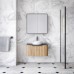 Timberline Santos Wall-Hung Vanity with SilkSurface top and White Gloss Above Counter Basin 750mm-1800mm