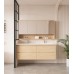 HERA Wall-Hung Vanity with Ceramic top - Tas Oak 600mm-1500mm