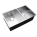 600 x 440 x 230mm  ONE & 1/2 BOWL Kitchen Sink with Round Corner 