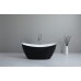 1500mm, 1700mm EVIE Black Free Standing bath tub from
