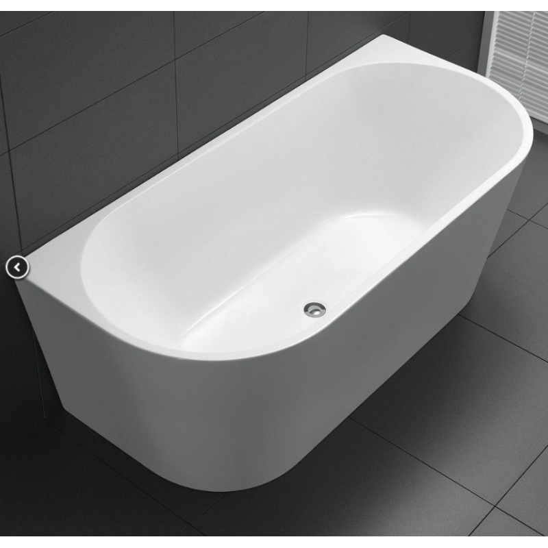 1500mm, 1700mm Elivia Back to Wall Bath Tub from