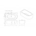 Nova Ultra-Thin Corner Bathtub - Gloss White