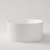 Poseidon Como round Freestanding bathtub - Gloss White/ Matte white