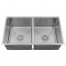 760 x 440 x 230mm  Double Bowl Kitchen Sink with Round Corner