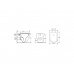 Mercio Raul99 Wall-Faced Floor Pan with Geberit Sigma8 in Wall Cistern  & Access Plate