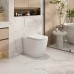 Mercio Raul99 Wall-Faced Floor Pan with Geberit Sigma8 in Wall Cistern  & Access Plate