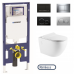 Raul66 Wall-Hung Pan with Geberit Sigma 8 in Wall Cistern & Access Plate