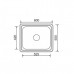BK28 45L Laundry SInk Round Corner with Two Tap Hole 